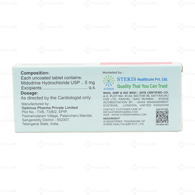 Midoright 5mg Tablet 10s
