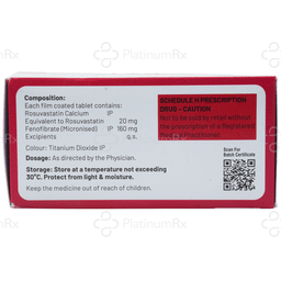 Rosufree F 160/20mg Tablet 10s