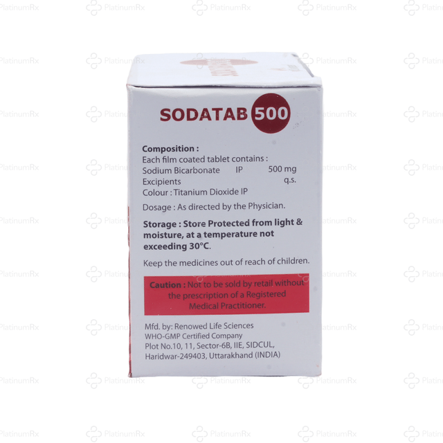 SodaTab 500mg (White) Tablet 10s