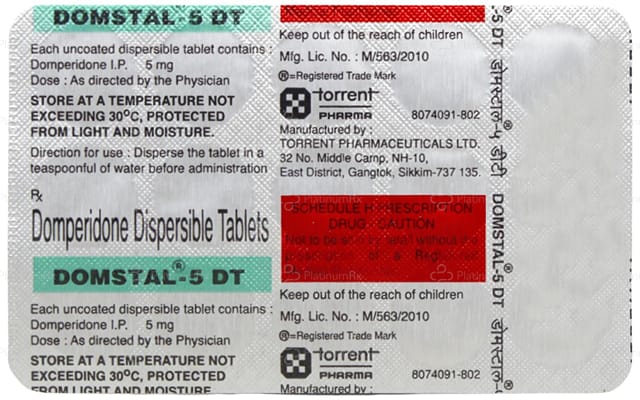 Domstal 5mg Tablet DT 15s