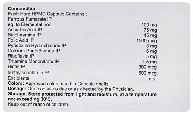 Eido FE 100mg Capsule 10s