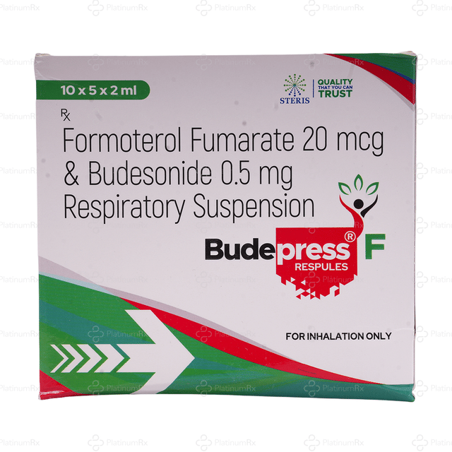 Budepress F 500/20mcg Respules 5X2ml