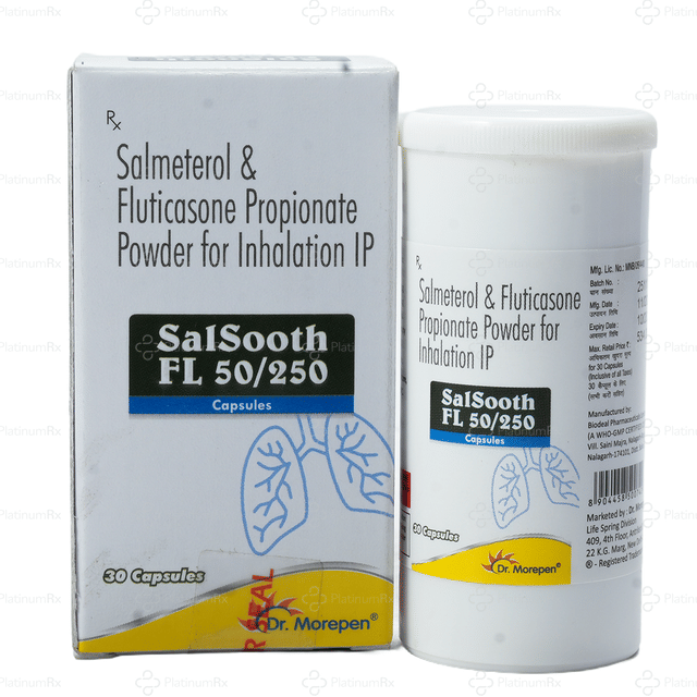 Salsooth FL 50/250mcg Capsule 30s