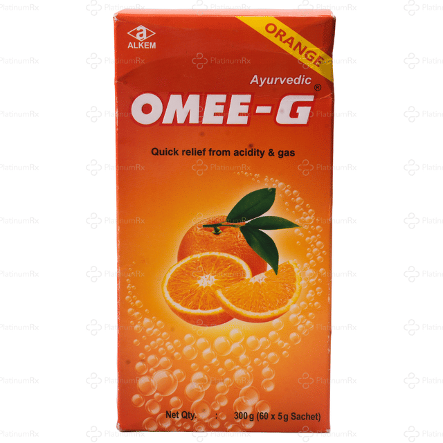 Omee G Orange Flavour Sachet 5gm