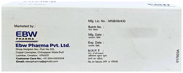 Ewcin D 20/40mg Tablet 10s