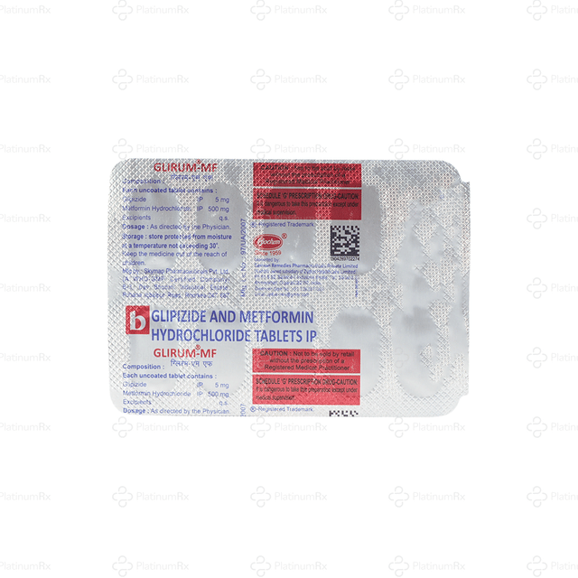 Glirum MF 5/500mg Tablet 10s