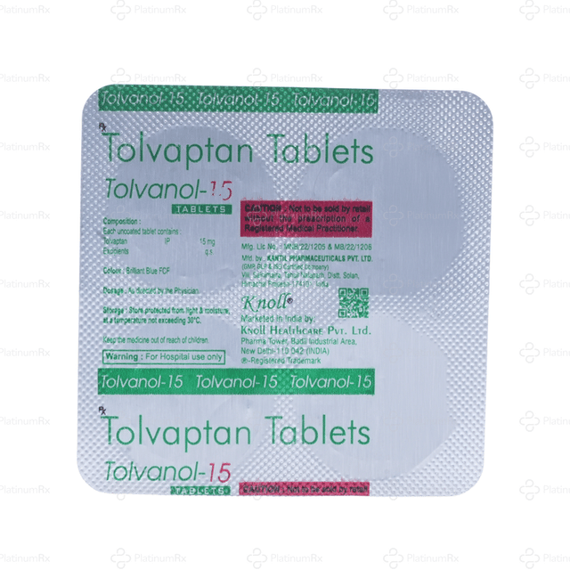 Tolvanol 15mg Tablet 4s