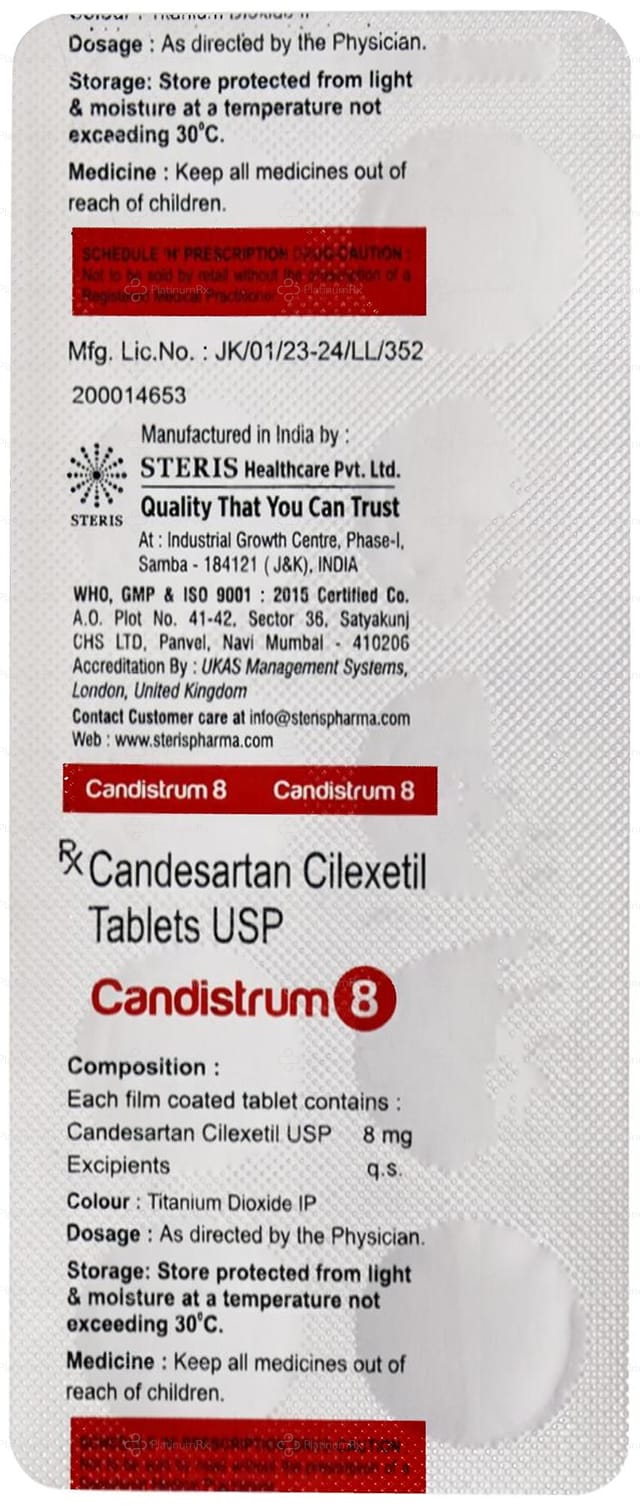 Candistrum 8mg Tablet 10s