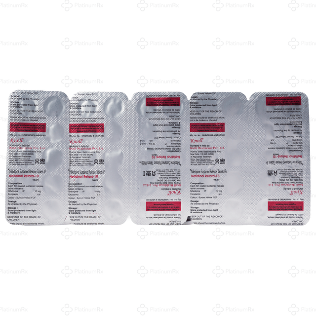 Nefidinol Retard 10mg SR Tablet 10s