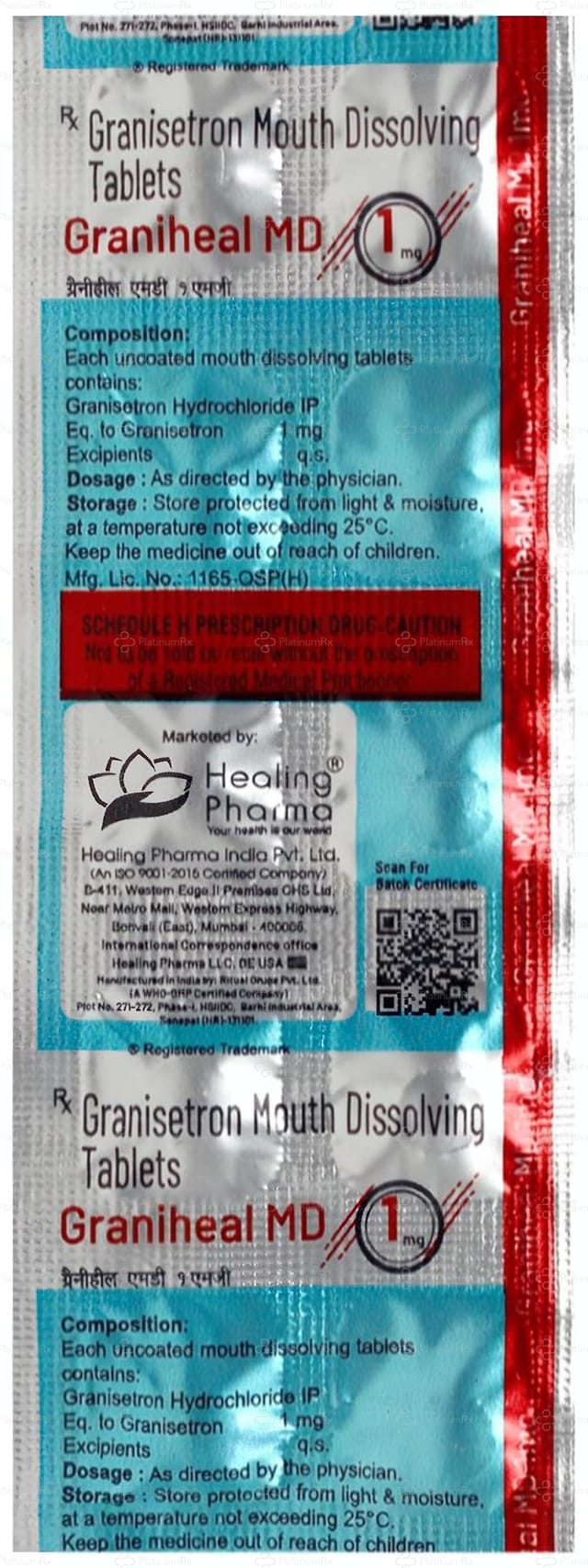 Graniheal Md 1mg Tablet 10s