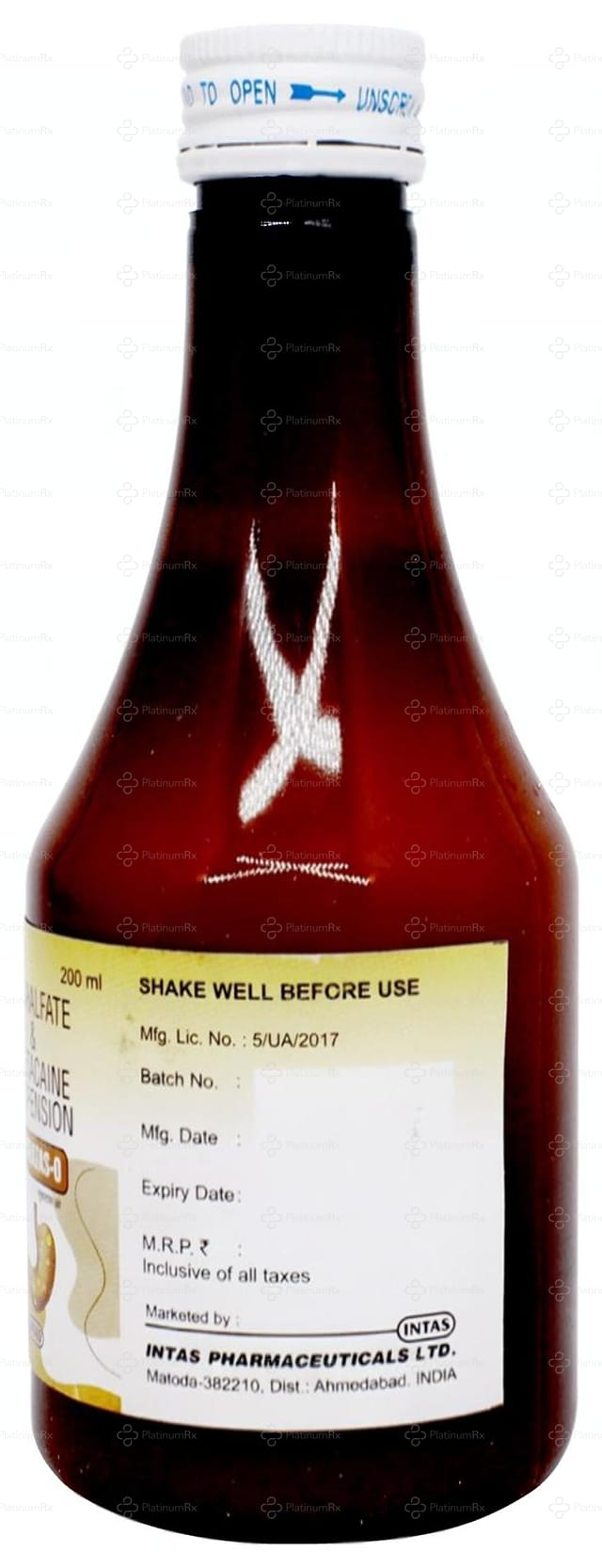 Sucratas O 20/1000mg Suspension 200ml