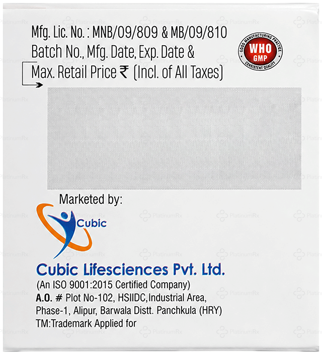 Cubidox LB 100mg/5M Capsule 10s