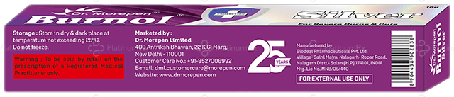 Dr. Morepen Burnol Silver 0.2% Gel 15gm