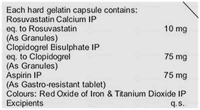 Rosistat Gold 75/75/10mg Capsule 10s