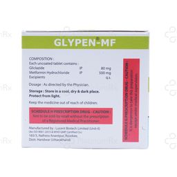 Glypen MF 80/500mg Tablet 10s