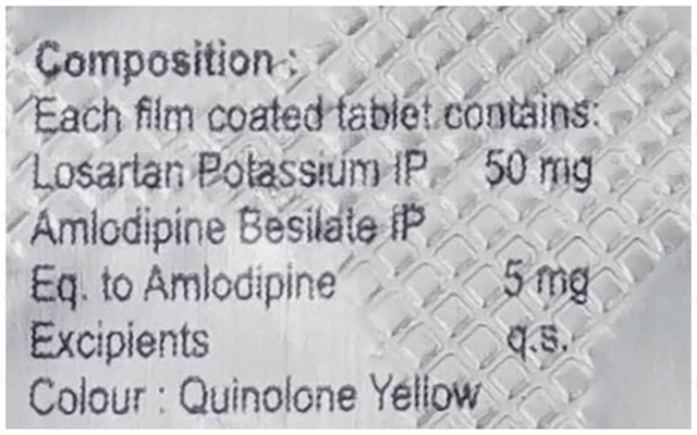 LOSARteco AM 5/50mg Tablet 15s
