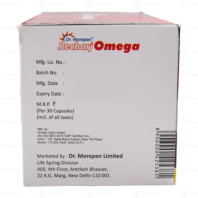 Recharj Omega 120/180mg Capsule 30s