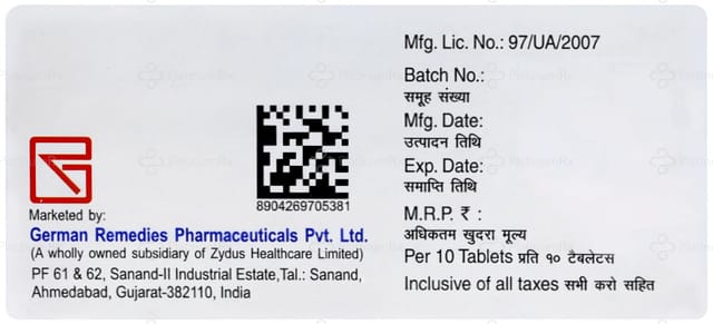 Inpamide 1.5mg Tablet SR 10s