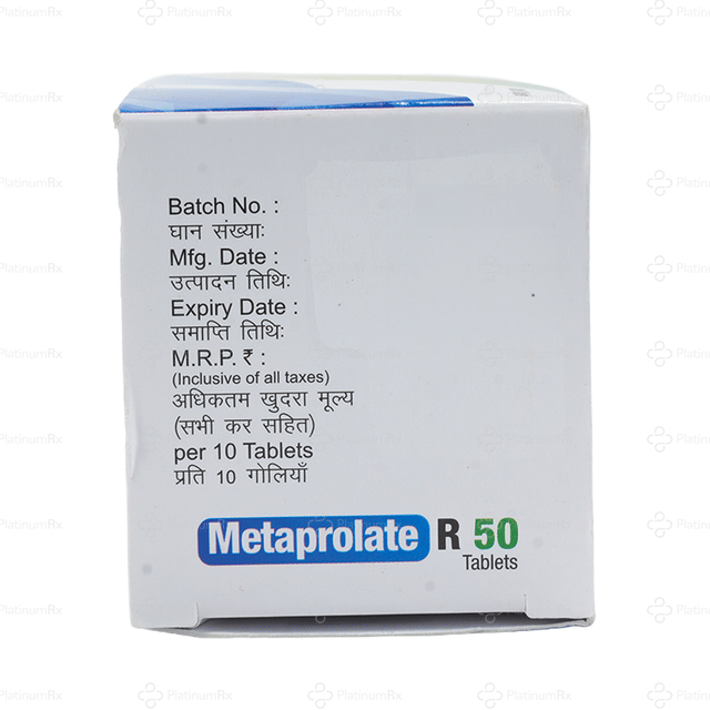 Metaprolate R 50/5mg Tablet ER10s