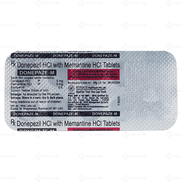 Donepaze M 5/5mg Tablet 10s
