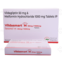 Vildasmart M 50/1000mg Tablet 15s