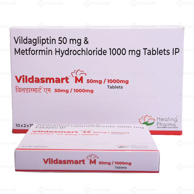 Vildasmart M 50/1000mg Tablet 15s