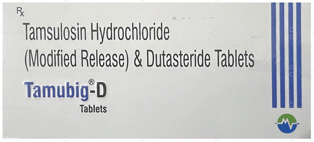 Tamubig D 0.5/0.4mg Tablet MR 10s
