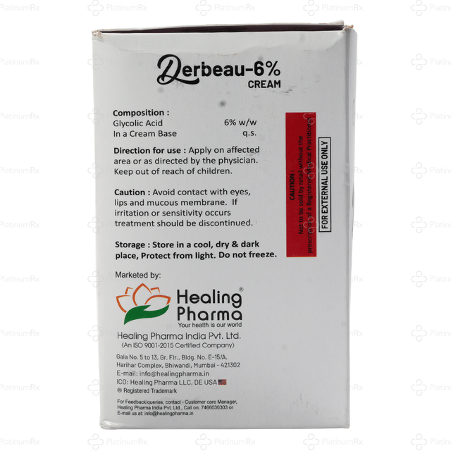 Derbeau 6% Cream 30gm