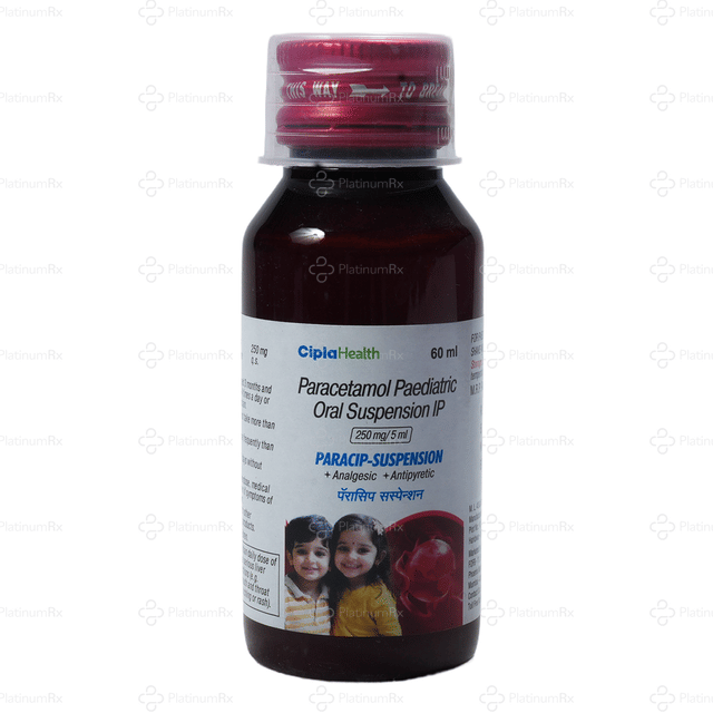 Paracip 250mg Oral Suspension 60ml