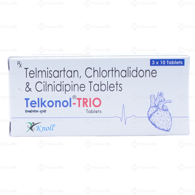 Telkonol Trio 40mg/10mg/12.5mg Tablet