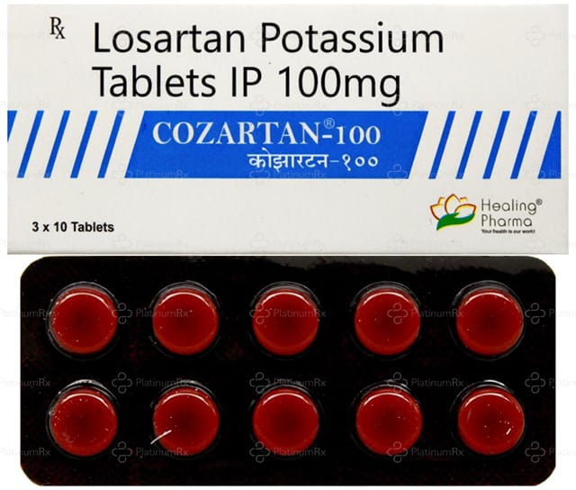 Cozartan 100mg Tablet 10s