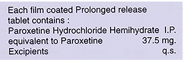 Parocep 37.5mg Tablet PR 10s