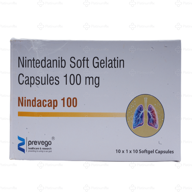 Nindacap 100mg Capsule 10s