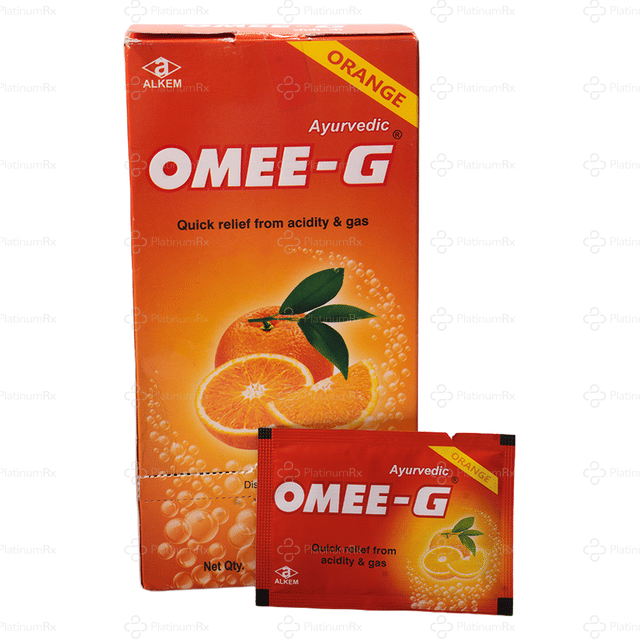 Omee G Orange Flavour Sachet 5gm