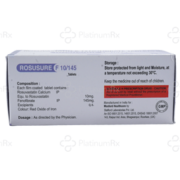 Rosusure F 10/145mg Tablet 10s