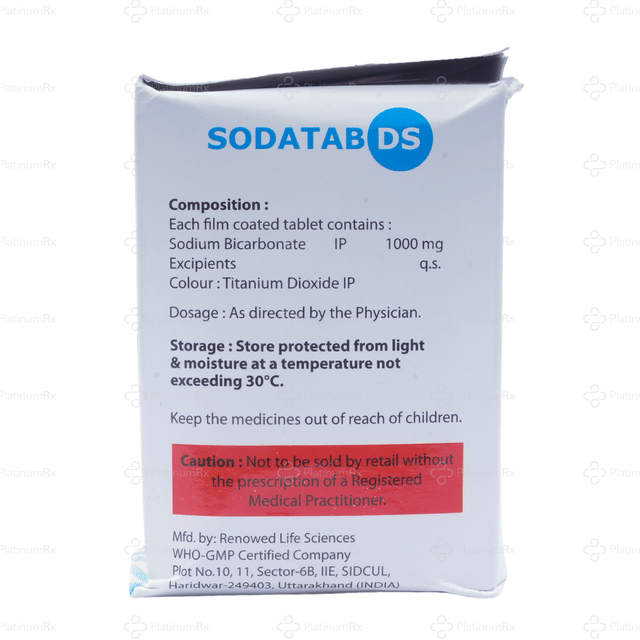 Sodatab DS 1000mg Tablet 10s