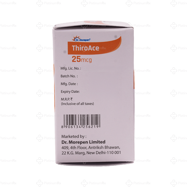 ThiroAce 25mcg Tablet 100s