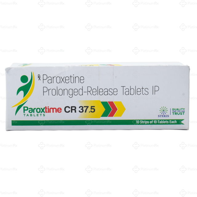Paroxtime CR 37.5mg Tablet PR 10s