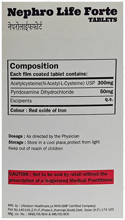 Nephro Life Forte 300/50mg Tablet 10s