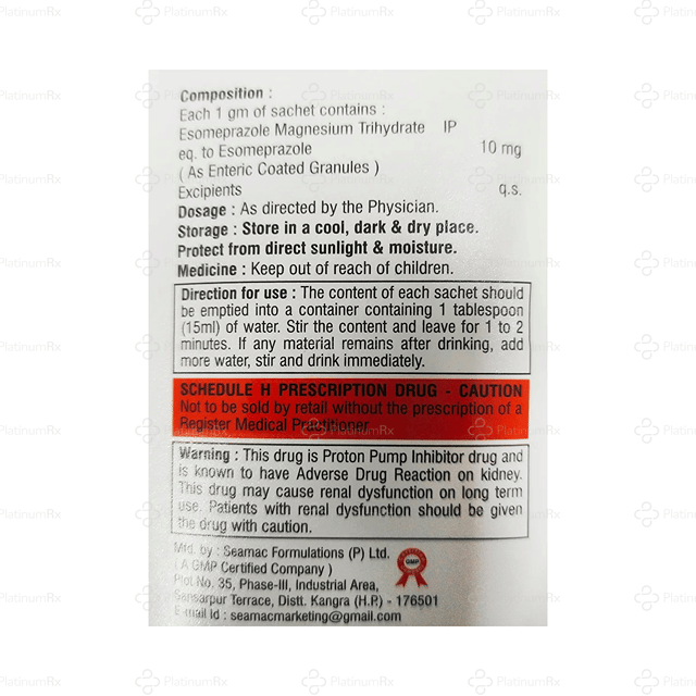 Junior Esompro 10mg Orange Granules 1gm