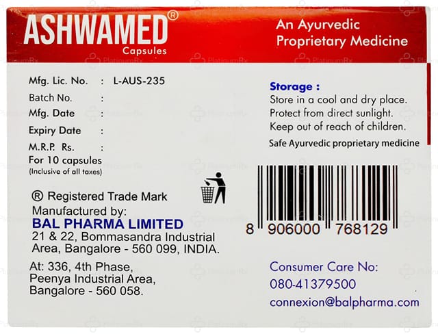 Ashwamed Capsule 10s