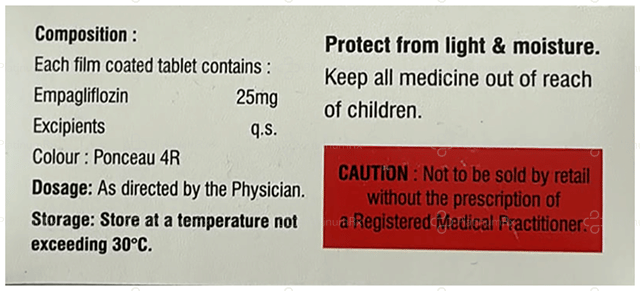 EmpaVega 25mg Tablet 10s