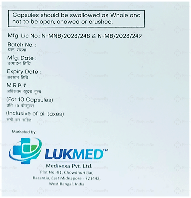 Lukfast DSR 30/20mg Capsule SR 10s