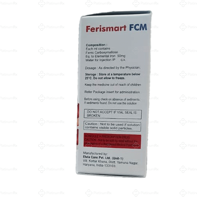 Ferismart FCM 50mg Injection 10ml