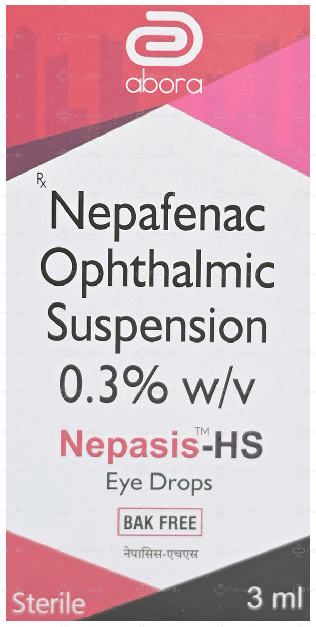 Nepasis HS 0.3% Ophthalmic Suspension BAK Free 3ml