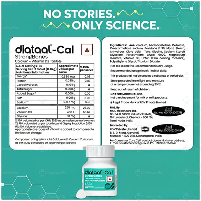 Diataal Cal Capsule 30s