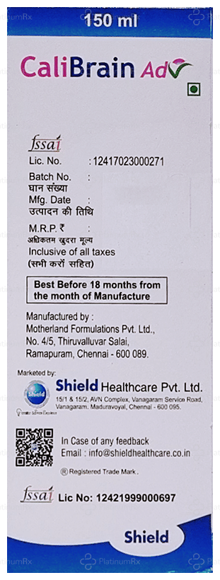 Calibrain Adv Oral Suspension 150ml