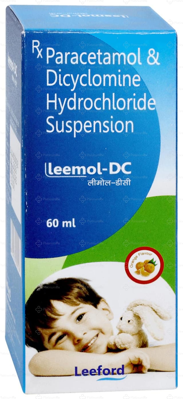 Leemol DC 5/125mg Syrup 60ml