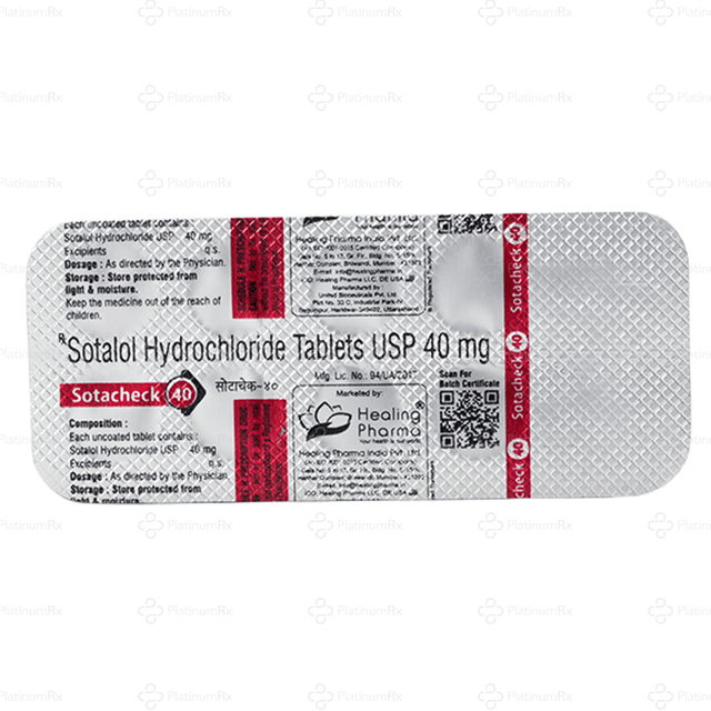 Sotacheck 40mg Tablet 10s