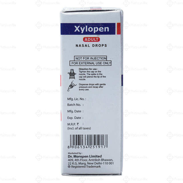 Xylopen Adult Nasal Drops 10ml